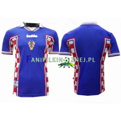 Koszulka Reprezentacji Chorwacji Retro 1998 Wyjazdowa Krótkie Rękawy ,Męska