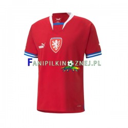 Koszulka Reprezentacji Czech 2022 Domowa Krótkie Rękawy ,Męska