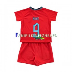 Koszulka Reprezentacji Anglii Kane 9 Mistrzostwa Świata 2022 Wyjazdowa Krótkie Rękawy ,Dziecięca