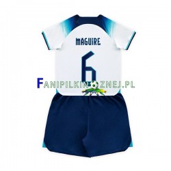 Koszulka Reprezentacji Anglii Maguire 6 Mistrzostwa Świata 2022 Domowa Krótkie Rękawy ,Dziecięca