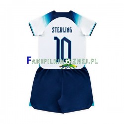 Koszulka Reprezentacji Anglii Sterling 10 Mistrzostwa Świata 2022 Domowa Krótkie Rękawy ,Dziecięca