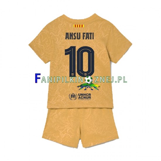Koszulka FC Barcelona Ansu Fat 10 2022-2023 Wyjazdowa Krótkie Rękawy ,Dziecięca Koszulka FC Barcelona Ansu Fat 10 2022-2023 Wyjazdowa Krótkie Rękawy ,Dziecięca