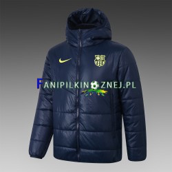 FC Barcelona Niebieski Kurtka Puchowa ,Męska