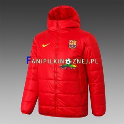 FC Barcelona Czerwony Kurtka Puchowa ,Męska