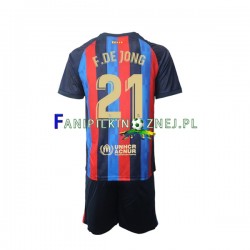 Koszulka FC Barcelona Frenkie de Jong 21 2022-2023 Domowa Krótkie Rękawy ,Dziecięca