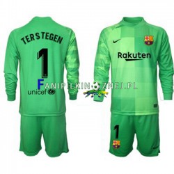 Koszulka FC Barcelona Ter Stegen 1 Bramkarska 2021-2022 Trzeci Długie Rękawy ,Dziecięca