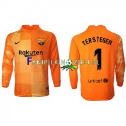 Koszulka FC Barcelona Ter Stegen 1 Bramkarska 2021-2022 Domowa Długie Rękawy ,Męska