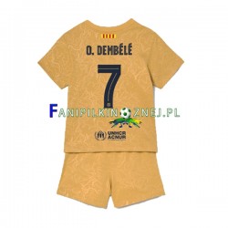 Koszulka FC Barcelona Ousmane Dembele 7 2022-2023 Wyjazdowa Krótkie Rękawy ,Dziecięca