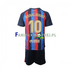 Koszulka FC Barcelona Ronaldinho 10 2022-2023 Domowa Krótkie Rękawy ,Dziecięca