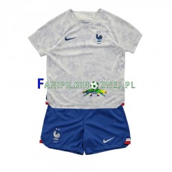 Koszulka Reprezentacji Francji Mistrzostwa Świata 2022 Wyjazdowa Krótkie Rękawy ,Dziecięca