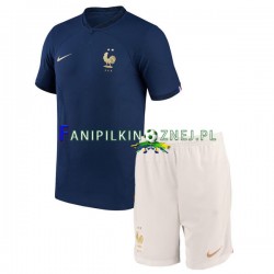 Koszulka Reprezentacji Francji Mistrzostwa Świata 2022 Domowa Krótkie Rękawy ,Dziecięca