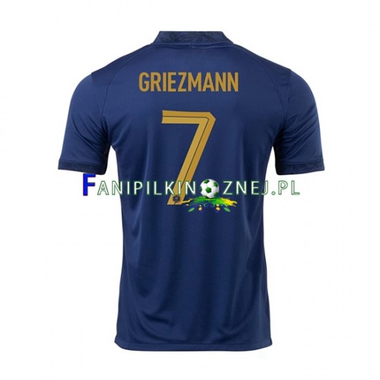 Koszulka Reprezentacji Francji Griezmann 7 Mistrzostwa Świata 2022 Domowa Krótkie Rękawy ,Męska Koszulka Reprezentacji Francji Griezmann 7 Mistrzostwa Świata 2022 Domowa Krótkie Rękawy ,Męska