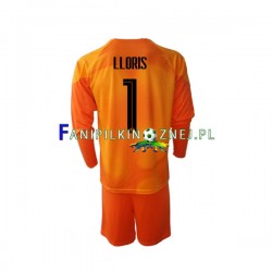 Koszulka Reprezentacji Francji Hugo Lloris 1 Bramkarska Mistrzostwa Świata 2022 Wyjazdowa Długie Rękawy ,Dziecięca