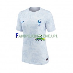 Koszulka Reprezentacji Francji Mistrzostwa Świata 2022 Wyjazdowa Krótkie Rękawy ,Damska