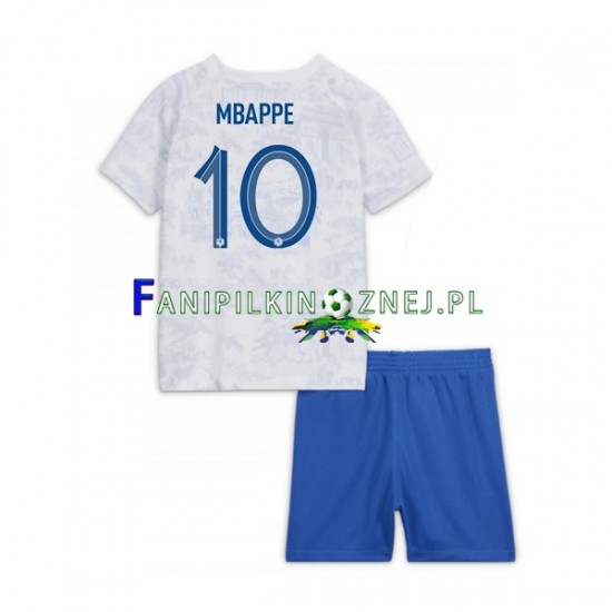 Koszulka Reprezentacji Francji Mbappé 10 Mistrzostwa Świata 2022 Wyjazdowa Krótkie Rękawy ,Dziecięca Koszulka Reprezentacji Francji Mbappé 10 Mistrzostwa Świata 2022 Wyjazdowa Krótkie Rękawy ,Dziecięca