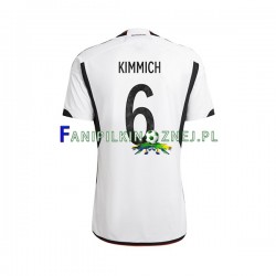 Koszulka Reprezentacji Niemiec Joshua Kimmich 6 Mistrzostwa Świata 2022 Domowa Krótkie Rękawy ,Męska