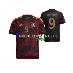 Koszulka Reprezentacji Niemiec Timo Werner 9 Mistrzostwa Świata 2022 Wyjazdowa Krótkie Rękawy ,Męska