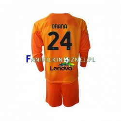 Koszulka Inter Mediolan Andre Onana 24 Bramkarska 2022-2023 Czwarty Długie Rękawy ,Dziecięca