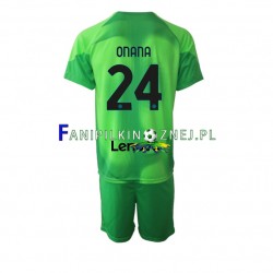 Koszulka Inter Mediolan Andre Onana 24 Bramkarska 2022-2023 Trzeci Krótkie Rękawy ,Dziecięca