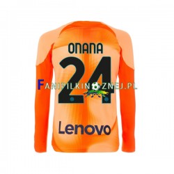Koszulka Inter Mediolan Andre Onana 24 Bramkarska 2022-2023 Czwarty Długie Rękawy ,Męska