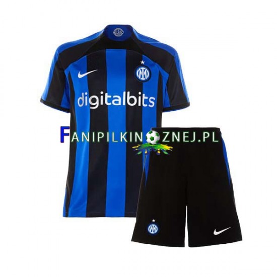 Koszulka Inter Mediolan 2022-2023 Domowa Krótkie Rękawy ,Dziecięca