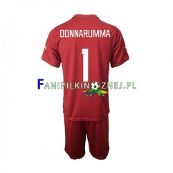 Koszulka Reprezentacji Włoch Donnarumma 1 Bramkarska 2022-2023 Wyjazdowa Krótkie Rękawy ,Dziecięca