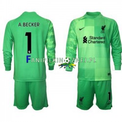 Koszulka Liverpool Alisson Becker 1 Bramkarska 2021-2022 Domowa Długie Rękawy ,Dziecięca
