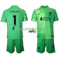 Koszulka Liverpool Alisson Becker 1 Bramkarska 2021-2022 Domowa Krótkie Rękawy ,Dziecięca