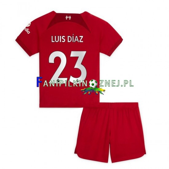 Koszulka Liverpool Luis Diaz 23 2022-2023 Domowa Krótkie Rękawy ,Dziecięca Koszulka Liverpool Luis Diaz 23 2022-2023 Domowa Krótkie Rękawy ,Dziecięca