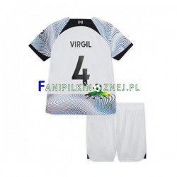 Koszulka Liverpool Virgil van Dijk 2022-2023 Wyjazdowa Krótkie Rękawy ,Dziecięca