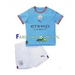 Koszulka Manchester City 2022-2023 Domowa Krótkie Rękawy ,Dziecięca