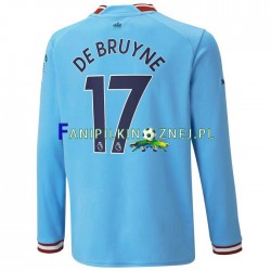 Koszulka Manchester City De Bruyne 17 2022-2023 Domowa Długie Rękawy ,Męska