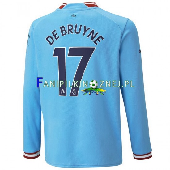 Koszulka Manchester City De Bruyne 17 2022-2023 Domowa Długie Rękawy ,Męska Koszulka Manchester City De Bruyne 17 2022-2023 Domowa Długie Rękawy ,Męska