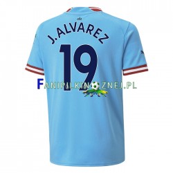 Koszulka Manchester City J. ALVAREZ 19 2022-2023 Domowa Krótkie Rękawy ,Męska