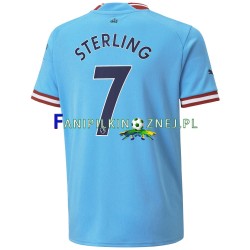 Koszulka Manchester City Sterling 7 2022-2023 Domowa Krótkie Rękawy ,Męska