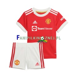 Koszulka Manchester United 2021-2022 Domowa Krótkie Rękawy ,Dziecięca