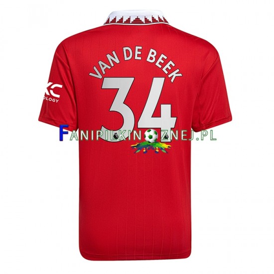 Koszulka Manchester United Donny van de Beek 34 2022-2023 Domowa Krótkie Rękawy ,Męska Koszulka Manchester United Donny van de Beek 34 2022-2023 Domowa Krótkie Rękawy ,Męska