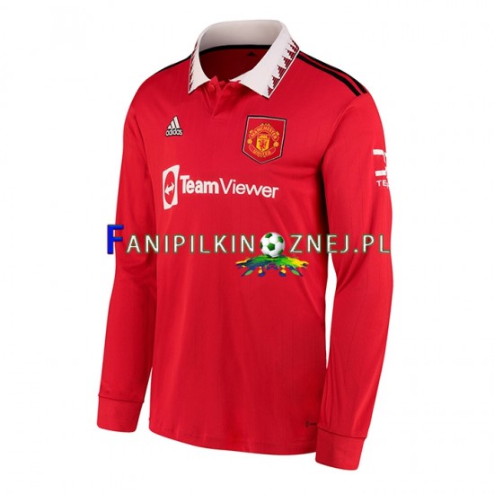 Koszulka Manchester United 2022-2023 Domowa Długie Rękawy ,Męska Koszulka Manchester United 2022-2023 Domowa Długie Rękawy ,Męska