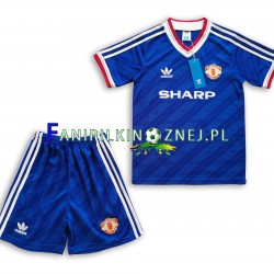 Koszulka Manchester United 1986 Retro Wyjazdowa Krótkie Rękawy ,Dziecięca