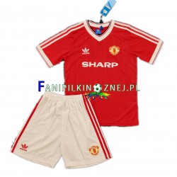 Koszulka Manchester United 1984 Retro Domowa Krótkie Rękawy ,Dziecięca