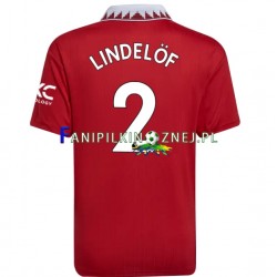Koszulka Manchester United Victor Lindelof 2 2022-2023 Domowa Krótkie Rękawy ,Męska