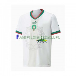 Koszulka Reprezentacji Maroka Mistrzostwa Świata 2022 Wyjazdowa Krótkie Rękawy ,Męska