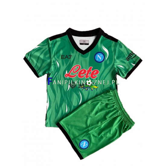 Koszulka Napoli Bramkarska 2021-2022 Domowa Krótkie Rękawy ,Dziecięca Koszulka Napoli Bramkarska 2021-2022 Domowa Krótkie Rękawy ,Dziecięca