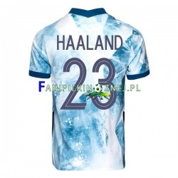 Koszulka Reprezentacji Norwegii Erling Haaland 23 2020-2021 Wyjazdowa Krótkie Rękawy ,Męska
