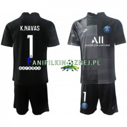 Koszulka Paris Saint-Germain Keylor Navas 1 Bramkarska 2021-2022 Wyjazdowa Krótkie Rękawy ,Dziecięca