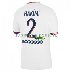 Koszulka Paris Saint-Germain Hakimi 2 2021-2022 Czwarty Krótkie Rękawy ,Męska