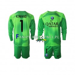 Koszulka Paris Saint-Germain Keylor Navas 1 Bramkarska 2022-2023 Domowa Długie Rękawy ,Dziecięca