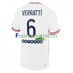 Koszulka Paris Saint-Germain Marco Verratti 6 2021-2022 Czwarty Krótkie Rękawy ,Męska