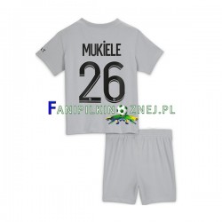 Koszulka Paris Saint-Germain Mukiele 26 2022-2023 Wyjazdowa Krótkie Rękawy ,Dziecięca