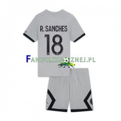 Koszulka Paris Saint-Germain R.Sanches 18 2022-2023 Wyjazdowa Krótkie Rękawy ,Dziecięca